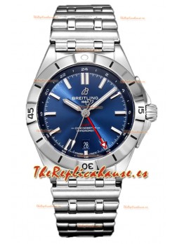 Breitling Chronomat Automatic GMT 40 Dial Azul Reloj Réplica Suiza Espejo 1:1