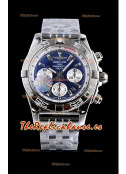 Breitling Chronomat B01 Dial Azul Reloj Suizo de Acero 904L Reloj Réplica a Espejo 1:1