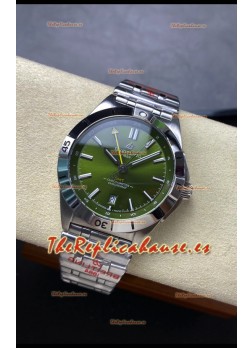 Breitling Chronomat Automatic GMT 40 Dial Verde Reloj Réplica Suizo Espejo 1:1