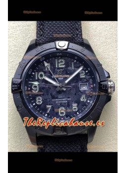 Breitling Avenger Automatic 44 Reloj Réplica Suizo Super Clone 1:1  - Dial Carbono