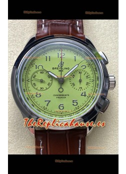 Breitling Premier B01 Chronograph 42 Edition Caja Acero Dial Verde - Reloj Réplica Espejo 1:1