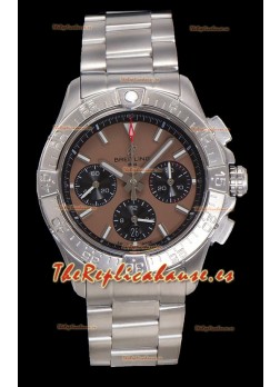 Reloj Breitling Super Clone Avenger B01 Cronógrafo Dial Marrón