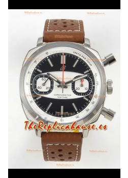 Breitling Top Time Super Clone Cronógrafo con Correa de Piel Marrón