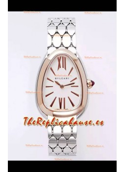 Bvlgari Serpenti Seduttori Edition Caja en Oro Rosado Dos Tonos Reloj Super Clone