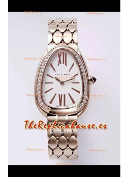 Bvlgari Serpenti Seduttori Edition en Caja Oro Rosado Reloj Super Clone