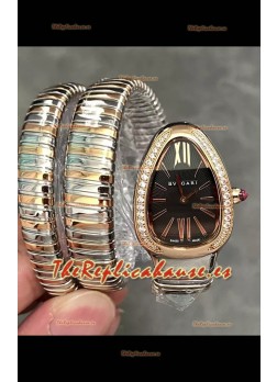 Bvlgari Serpenti Tubogas Double Spiral Two Tone Super Clone Reloj Réplica