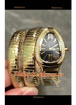 Bvlgari Serpenti Tubogas Double Spiral Rose Gold Super Clone Reloj Réplica