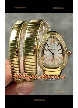 Bvlgari Serpenti Tubogas Double Spiral Rose Gold Super Clone Reloj Réplica