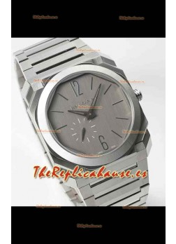 Bvlgari Octo Finissmo Brushed Caja Acero Super Clone Reloj Réplica