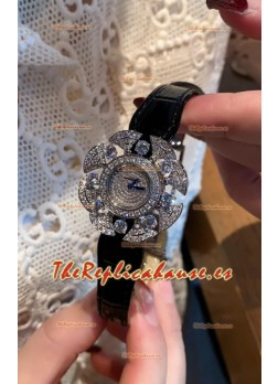 Reloj Bvlgari Edición Divas's Dream en Caja Acero - Dial Pavimentado en Diamantes Réplica Suiza
