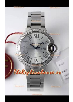 Ballon De Cartier Reloj Suizo Automático Calidad Espejo 1:1 33MM en Caja Acero
