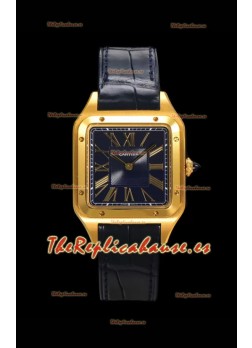 Cartier Santos Dumont 27MM Reloj Edición Super Clone Caja en Oro
