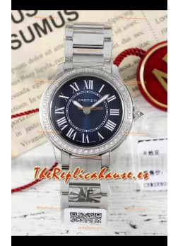 Cartier Ronde Must 29MM Cuarzo Suizo Dial Azul Reloj Réplica Suizo Espejo 1:1  