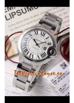 Ballon De Cartier Suizo Automático 1:1 Calidad Espejo 33MM en Caja Acero