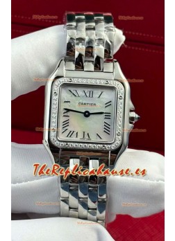 PANTHERE de Cartier Edition 27mm Dial Perla Reloj Suizo Espejo 1:1 Caja Acero