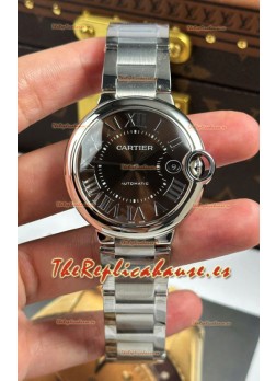 Ballon De Cartier Dial Marrón Reloj Réplica Espejo 1:1 Suizo en Caja Acero 904L - 42MM