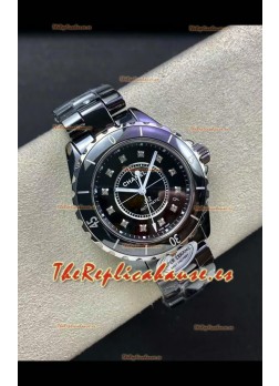 Chanel J12 38MM Caja Cerámica Negra Reloj Automático Réplica Espejo 1:1