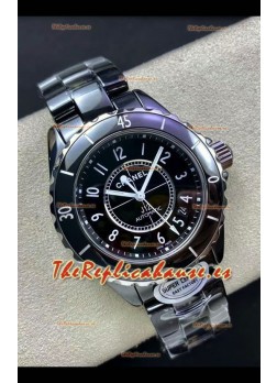 Chanel J12 38MM Caja Cerámica Negra Reloj Automático Réplica Espejo 1:1