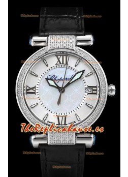 Chopard Imperiale Dial Blanco, Reloj Réplica Suizo Automático en Acero 904L