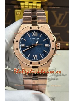 Chopard Alpine Eagle Dial Oro Rosado  Azul Super Clone Reloj Réplica 