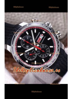 Chopard Classic Racing Cronógrafo Reloj Réplica Espejo 1:1 en Caja de Acero - Dial Negro