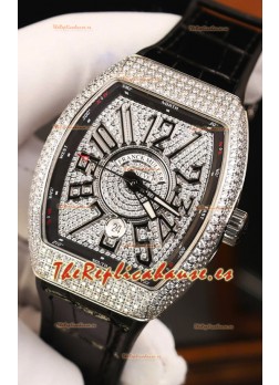 Franck Muller Vanguard Edition Reloj Réplica Suizo - Numerales Negro