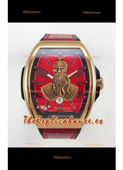 Franck Muller Vanguard Skenderbeu Oro Rosado Reloj Réplica Suizo
