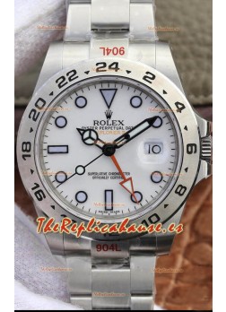 Rolex Explorer M216570-001 Reloj Réplica a Espejo 1:1 - Dial Blanco en Acero 904L 42MM