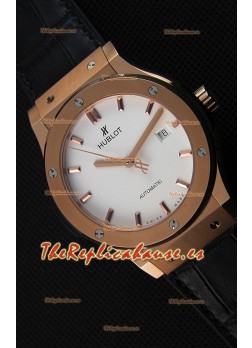 Hublot Classic Fusion King Gold Opalin Reloj Réplica Suizo - Réplica a Espejo 1:1