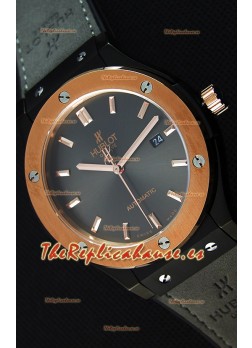 Hublot Classic Fusion Ceramic King Gold Reloj Réplica Suizo Dial color Gris - Reloj Réplica a Espejo 1:1