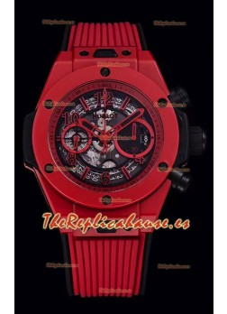 Hublot Big Bang Unico RED PVD Edición Espejo 1:1 Reloj Réplica Suizo