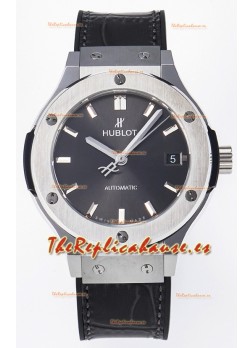 Hublot Super Clone Classic Fusion Titanium 38MM Reloj Réplica Espejo 1:1 Dial Gris