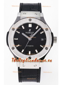 Hublot Super Clone Classic Fusion Titanium 38MM Reloj Réplica Espejo 1:1 Dial Negro