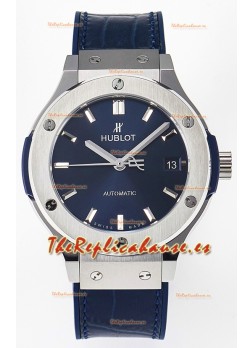 Hublot Super Clone Classic Fusion Titanium 38MM Reloj Réplica Espejo 1:1 Dial Azul