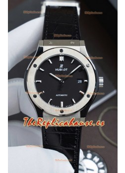 Reloj Hublot Super Clone Classic Fusion Titanio Dial Negro 42MM