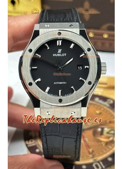 Reloj Hublot Super Clone Classic Fusion de 42 mm con Dial de Titanio Negro