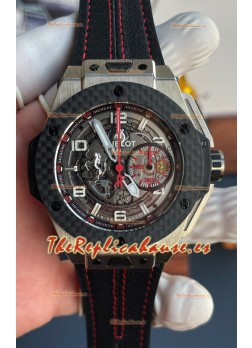 Hublot Big Bang Super Clone Ferrari Edición Titanio con Caja de Cerámica