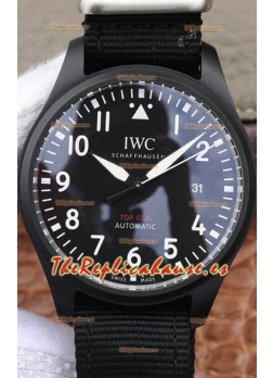 IWC Pilot Watch Edición TOP GUN en Caja de Cerámica - Reloj Réplica a Espejo 1:1
