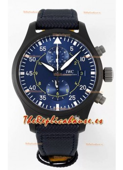 IWC Pilot's Cronógrafo IW389008 Edición Angeles Azules Reloj Réplica Espejo 1:1