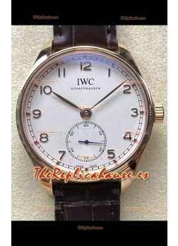IWC Portugieser Super Clone Automatic 41 IW358306 Dial Blanco Caja Oro Rosado