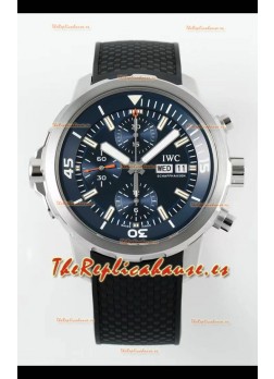 IWC Super Clone Aquatimer Cronógrafo IW376804 Réplica Suiza Dial Azul