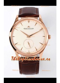 Jaeger LeCoultre Master Grand Reloj Ultra Fino Oro Rosado Réplica a Espejo 1:1