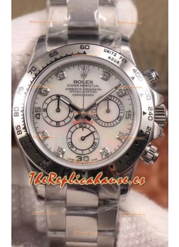 Rolex Cosmograph Daytona 116509 Dial Perla Movimiento Cal.4130 - Reloj Acero 904L