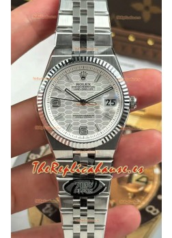 Rolex Land-Dweller 127234 Acero Diseño Panal Abeja 36MM Reloj Réplica Suizo