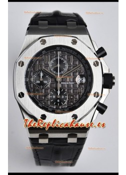 Audemars Piguet Royal Oak Offshore Dial Gris Reloj Réplica Cronógrafo a Espejo 1:1 - Acero 904L