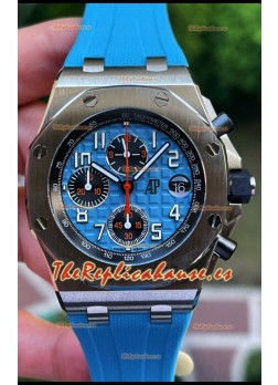 Audemars Piguet Royal Oak Offshore Dial Azul Reloj Réplica Cronógrafo a Espejo 1:1 - Acero 904L