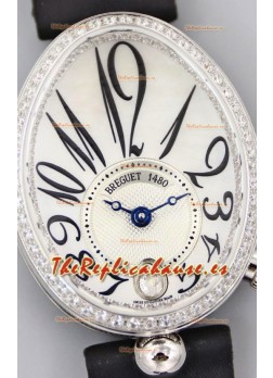 Breguet Reine De Naples Ladies Acero Inoxidable Edición Suizo Reloj Réplica a Espejo 1:1