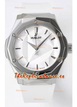 Hublot Classic Fusion Edición Orlinski King 40MM Dial Blanco Reloj Réplica Suizo