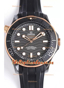 Omega Seamaster 300M Master Chronometer Caja Cerámica Reloj Suizo Réplica a Espejo 1:1