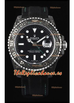 Rolex GMT Masters II DiW Edición Réplica Suiza Movimiento ETA 3285 - Dial Negro